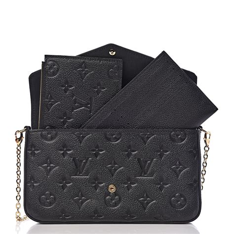 louis vuitton black wallet on chain|Louis Vuitton pochette chain strap.